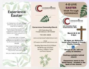 Experience Easter @ Cornerstone Community Church Fredericktown