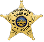Badge of Knox County Sheriff David Shaffer