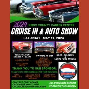 2024 KCCC Cruise In & Auto Show @ Knox County Career Center